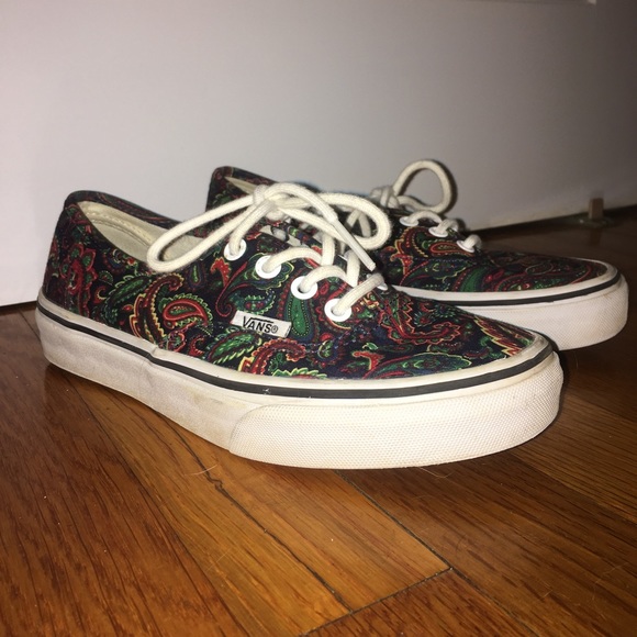 vans printed shoes